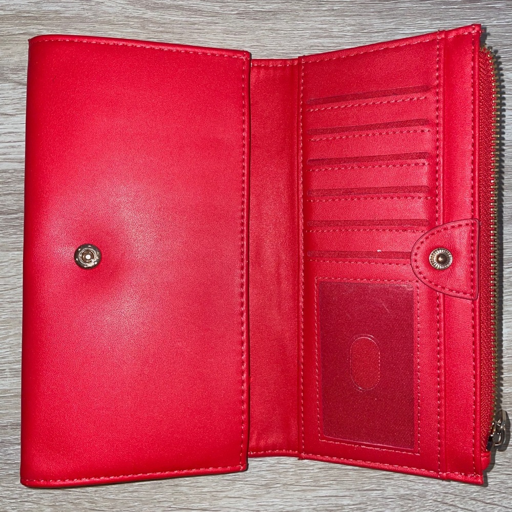 beautiful red wallet